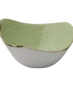 Churchill Stonecast Sage Green Triangle Bowl 153mm Pack of 12 (DX015)