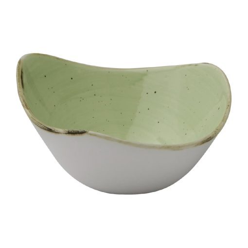 Churchill Stonecast Sage Green Triangle Bowl 153mm Pack of 12 (DX015)