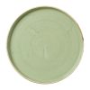 Churchill Stonecast Sage Green Walled Plate 260mm Pack of 6 (DX016)