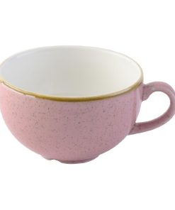 Churchill Stonecast Petal Pink Cappuccino Cup 340ml 12 Pack (DX028)