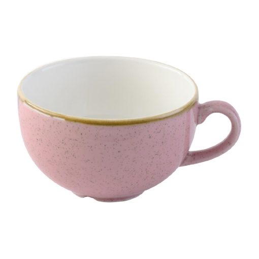 Churchill Stonecast Petal Pink Cappuccino Cup 340ml 12 Pack (DX028)