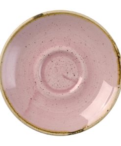 Churchill Stonecast Petal Pink Saucer 118mm 12 Pack (DX033)