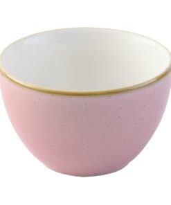 Churchill Stonecast Petal Pink Sugar Bowl 227ml 12 Pack (DX034)