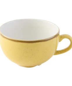 Churchill Stonecast Mustard Seed Cappuccino Cup 340ml Pack of 12 (DX038)