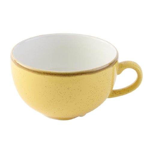 Churchill Stonecast Mustard Seed Cappuccino Cup 340ml Pack of 12 (DX038)