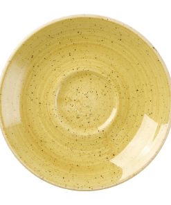 Churchill Stonecast Mustard Seed Saucer 118mm Pack of 12 (DX043)