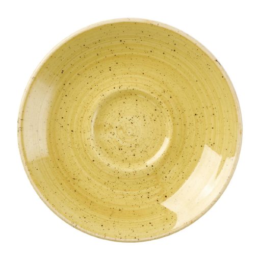 Churchill Stonecast Mustard Seed Saucer 118mm Pack of 12 (DX043)