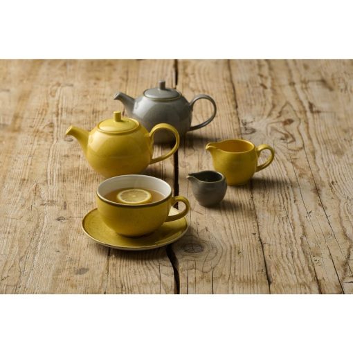 Churchill Stonecast Mustard Seed Teapot 426ml  Pack of 4 (DX045)