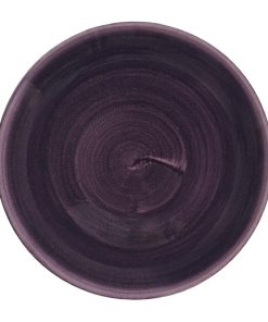 Churchill Stonecast Patina Deep Purple Coupe Plate 217mm 12 Pack (DX060)