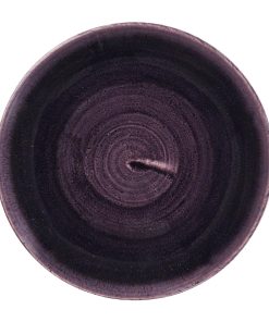 Churchill Stonecast Patina Deep Purple Coupe Plate 165mm 12 Pack (DX061)
