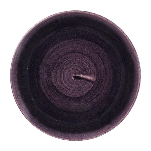 Churchill Stonecast Patina Deep Purple Coupe Plate 165mm 12 Pack (DX061)