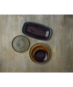 Churchill Stonecast Patina Deep Purple Coupe Plate 165mm 12 Pack (DX061)