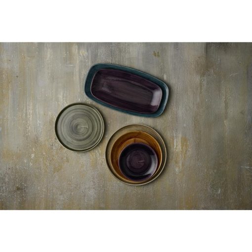 Churchill Stonecast Patina Deep Purple Coupe Plate 165mm 12 Pack (DX061)