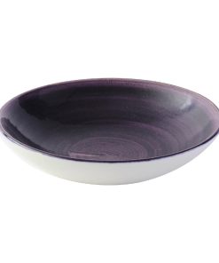 Churchill Stonecast Patina Deep Purple Coupe Bowl 182mm 12 Pack (DX063)