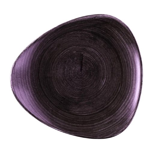Churchill Stonecast Patina Deep Purple Triangle Plate 265mm 12 Pack (DX064)