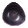 Churchill Stonecast Patina Deep Purple Triangle Bowl 185mm 12 Pack (DX067)