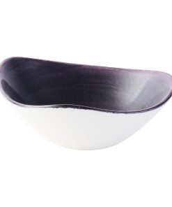 Churchill Stonecast Patina Deep Purple Triangle Bowl 185mm 12 Pack (DX067)