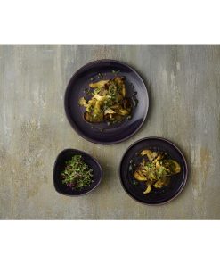 Churchill Stonecast Patina Deep Purple Triangle Bowl 153mm 12 Pack (DX068)