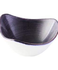 Churchill Stonecast Patina Deep Purple Triangle Bowl 153mm 12 Pack (DX068)