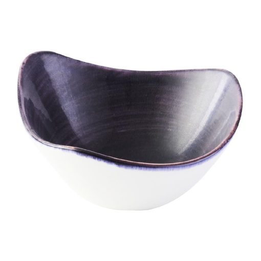 Churchill Stonecast Patina Deep Purple Triangle Bowl 153mm 12 Pack (DX068)