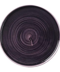 Churchill Stonecast Patina Deep Purple Walled Plate 260mm 6 Pack (DX069)