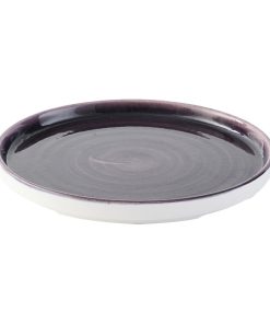 Churchill Stonecast Patina Deep Purple Walled Plate 210mm 6 Pack (DX070)