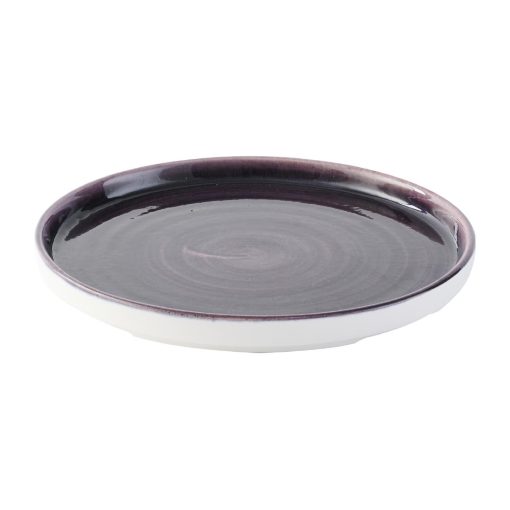 Churchill Stonecast Patina Deep Purple Walled Plate 210mm 6 Pack (DX070)