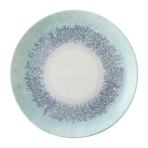 Churchill Studio Prints Fusion Blue Coupe Plate 217mm 12 Pack (DX075)