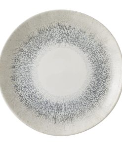 Churchill Studio Prints Fusion Grey Coupe Plate 217mm 12 Pack (DX080)