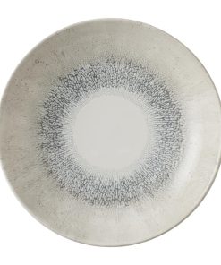 Churchill Studio Prints Fusion Grey Coupe Plate 248mm 12 Pack (DX081)