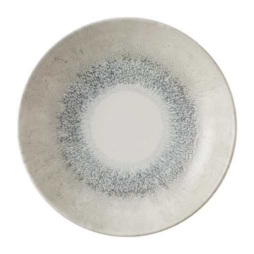 Churchill Studio Prints Fusion Grey Coupe Plate 248mm 12 Pack (DX081)