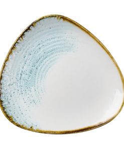 Churchill Homespun Accents Aquamarine Triangle Plate 192mm 12 Pack (DX099)