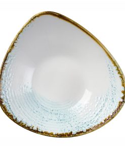 Churchill Homespun Accents Aquamarine Triangle Bowl 235mm 12 Pack (DX100)
