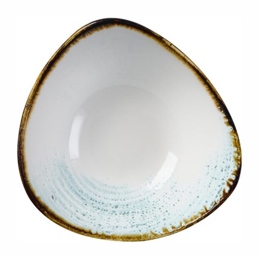 Churchill Homespun Accents Aquamarine Triangle Bowl 185mm 12 Pack (DX101)