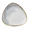 Churchill Homespun Accents Grey Triangle Plate 265mm 12 Pack (DX102)
