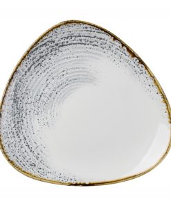 Churchill Homespun Accents Grey Triangle Plate 265mm 12 Pack (DX102)