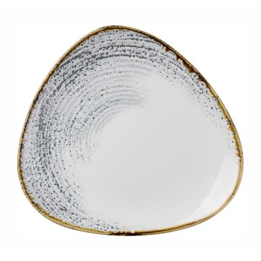 Churchill Homespun Accents Grey Triangle Plate 265mm 12 Pack (DX102)