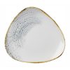 Churchill Homespun Accents Grey Triangle Plate 192mm 12 Pack (DX104)