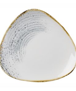 Churchill Homespun Accents Grey Triangle Plate 192mm 12 Pack (DX104)
