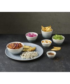 Churchill Studio Prints Raku Topaz Blue Snack Bowl 400ml Pack of 12 (DX107)