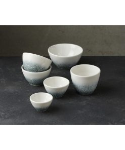 Churchill Studio Prints Raku Topaz Blue Chip Mug 290ml Pack of 12 (DX108)