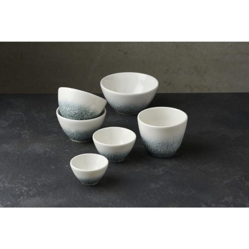 Churchill Studio Prints Raku Topaz Blue Chip Mug 290ml Pack of 12 (DX108)