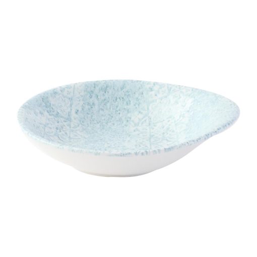 Churchill Vintage Prints Med Tiles Aquamarine Round Dish 168mm 12 Pack (DX118)