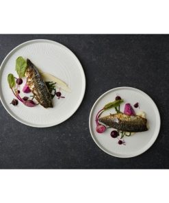 Churchill Bamboo White Walled Plate 260mm 6 Pack (DX127)