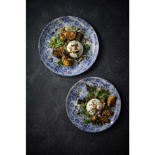 Churchill The Makers Collection Porto Blue Coupe Plate 295mm Pack of 12 (DX147)
