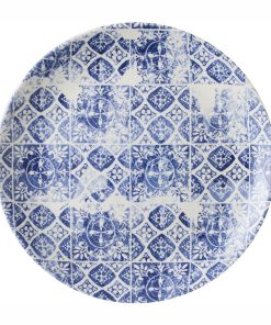 Churchill The Makers Collection Porto Blue Coupe Plate 270mm Pack of 12 (DX148)
