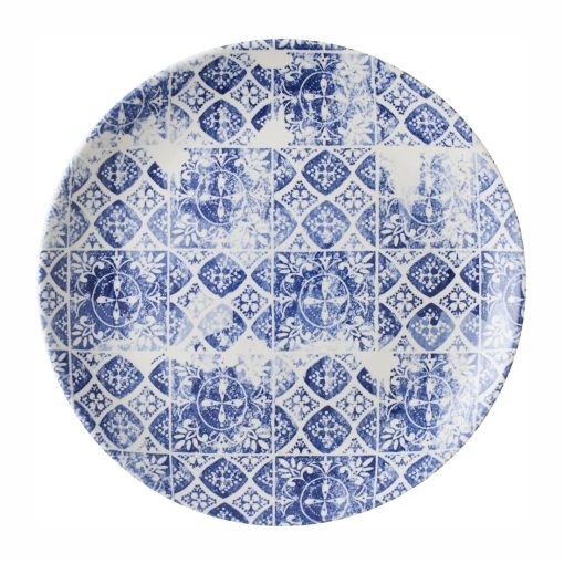 Churchill The Makers Collection Porto Blue Coupe Plate 270mm Pack of 12 (DX148)