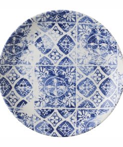 Churchill The Makers Collection Porto Blue Coupe Plate 185mm Pack of 12 (DX150)