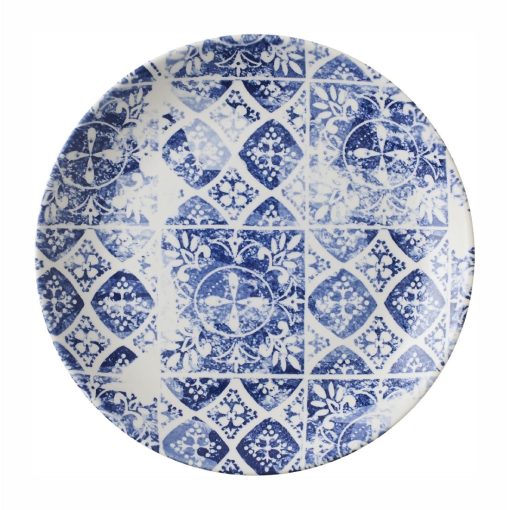 Churchill The Makers Collection Porto Blue Coupe Plate 185mm Pack of 12 (DX150)