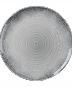 Churchill Harvest Flux Grey Organic Coupe Plate 295mm Pack of 12 (DX155)